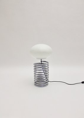 Vintage German Spiral Table Lamp by Ingo Maurer, 1960s-NB-582374