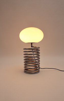 Vintage German Spiral Table Lamp by Ingo Maurer, 1960s-NB-582374