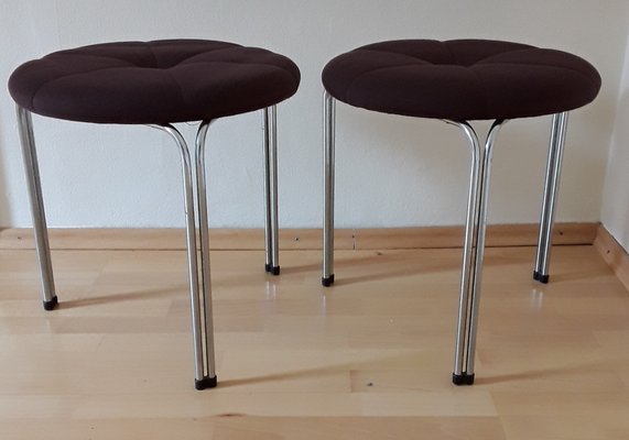 Vintage German Stools, 1970s, Set of 2-HOI-1358230