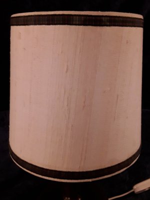 Vintage German Table Lamp in Beech, 1960s-HOI-1770527