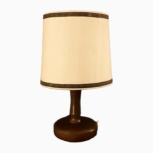 Vintage German Table Lamp in Beech, 1960s-HOI-1770527