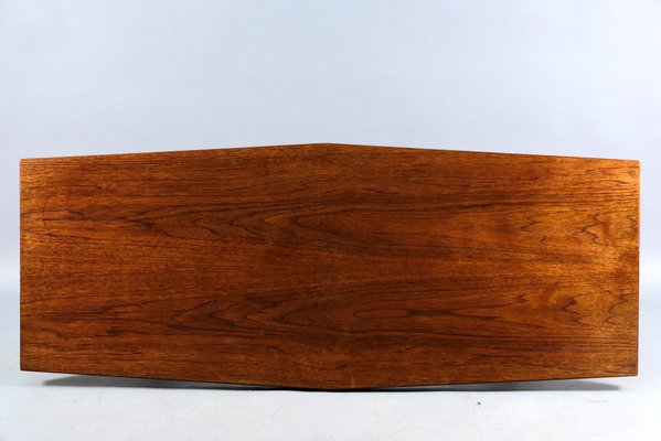 Vintage German Teak Trapezoid Coffee Table, 1960s-CIP-684402