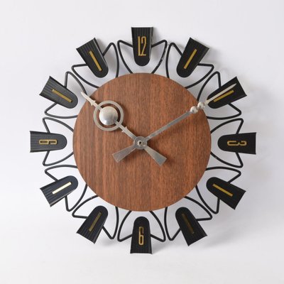 Vintage German Wall Clock from Exacta, 1960s-IXK-1453997