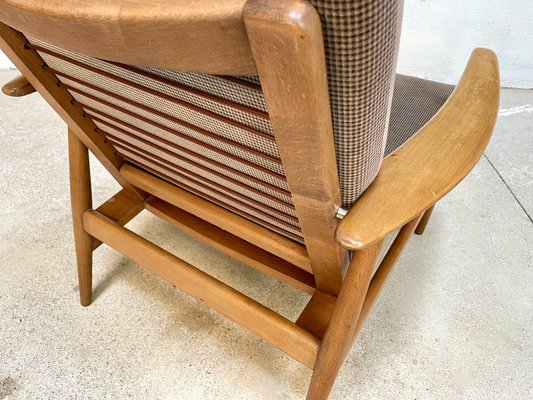 Vintage German Walnut Lounge Chairs, 1960s, Set of 2-JP-1341966