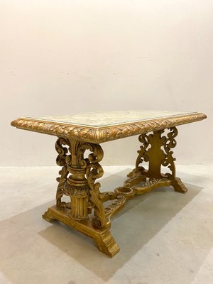 Vintage Giltwood Coffee Table, 1940s-NPC-878787