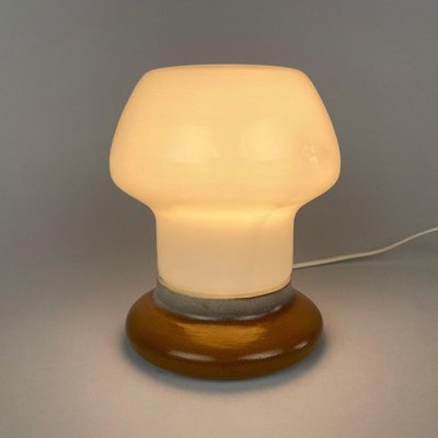 Vintage Glass and Ceramic Table Lamp by Ivan Jakeš, 1960s-TZ-1028647