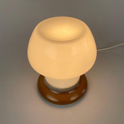 Vintage Glass and Ceramic Table Lamp by Ivan Jakeš, 1960s-TZ-1028647