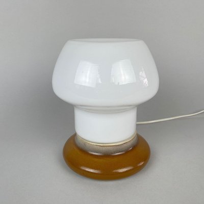 Vintage Glass and Ceramic Table Lamp by Ivan Jakeš, 1960s-TZ-1028647