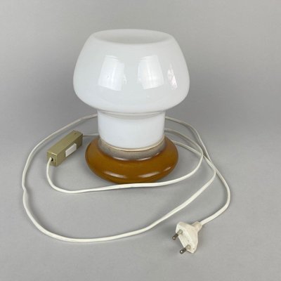 Vintage Glass and Ceramic Table Lamp by Ivan Jakeš, 1960s-TZ-1028647