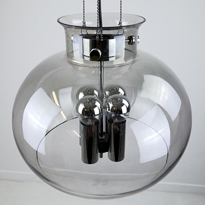 Vintage Glass Ball Pendant Lamp from Limburg-RY-553550