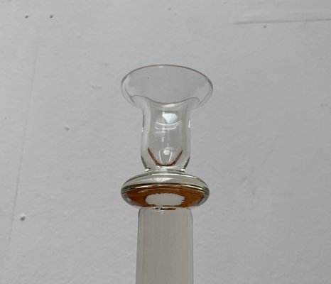 Vintage Glass Candleholder, 1970s, Set of 2-UAH-1377561