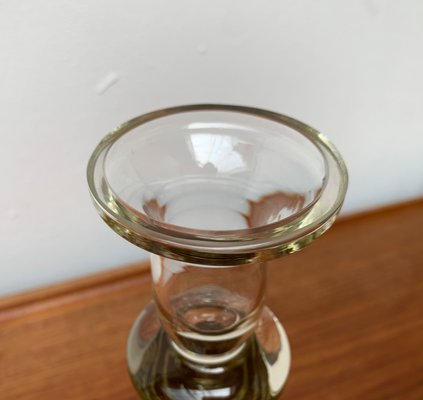 Vintage Glass Candleholder, 1970s, Set of 2-UAH-1377561