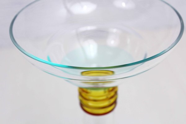 Vintage Glass Candleholder, 1990s-BQF-1756356