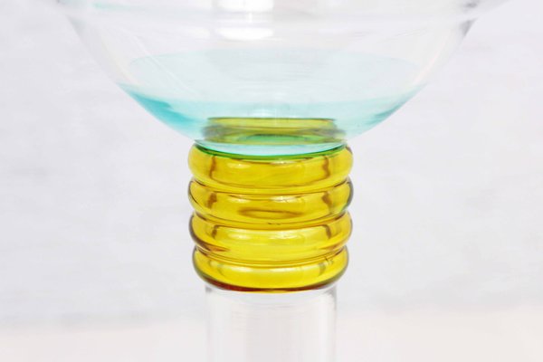 Vintage Glass Candleholder, 1990s-BQF-1756356