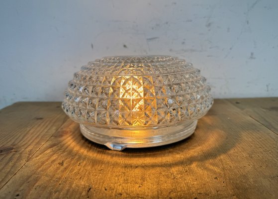 Vintage Glass Ceiling Light, 1970s-CGF-2043840