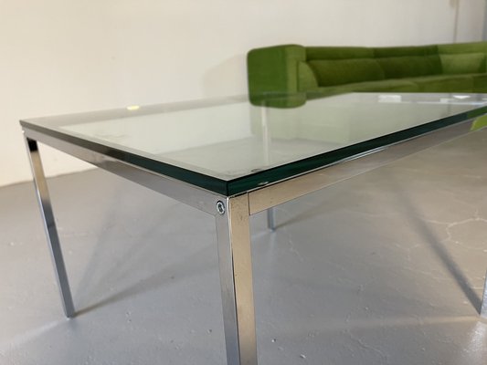 Vintage Glass Coffee Table, 1970s-WID-1728788