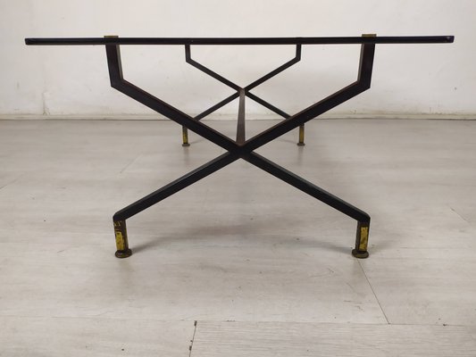 Vintage Glass Coffee Table-EAD-1325697