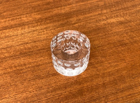 Vintage Glass Crystal Candleholder by Oleg Cassini-UAH-1294648