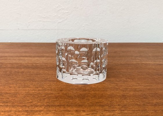 Vintage Glass Crystal Candleholder by Oleg Cassini-UAH-1294648