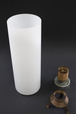 Vintage Glass Cylinder Ceiling Lamp from Peill & Putzler, 1960s-FJP-1817166