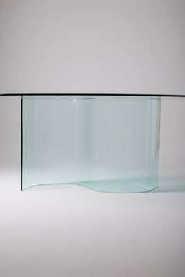 Vintage Glass Dining Table-QAC-2019757