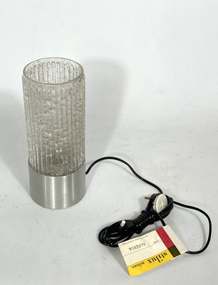 Vintage Glass Model Albenga Table Lamp from Stilux Milano, 1960s-OT-1317009