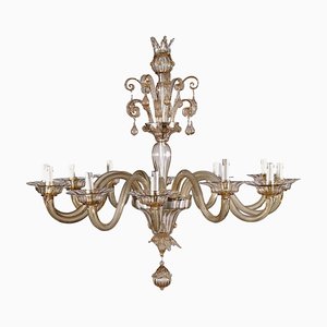 Vintage Glass Murano Chandelier-VMM-1098899