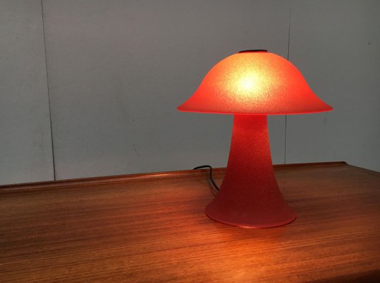 Vintage Glass Mushroom Table Lamp-UAH-856343