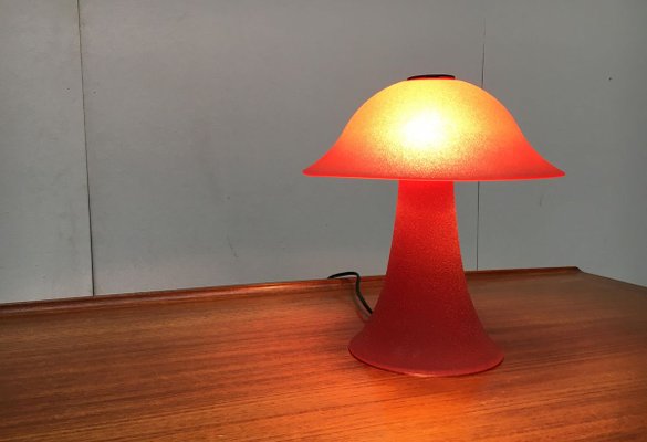 Vintage Glass Mushroom Table Lamp-UAH-856343