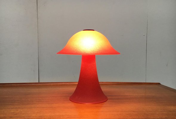 Vintage Glass Mushroom Table Lamp-UAH-856343