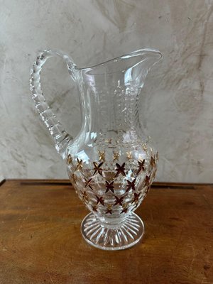 Vintage Glass Pitcher-BFK-2040408