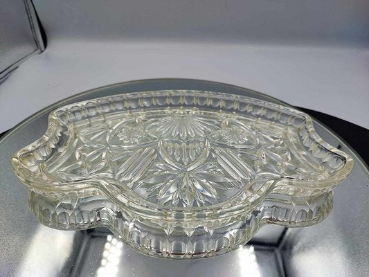 Vintage Glass Plate, 1960s-CAQ-1796352