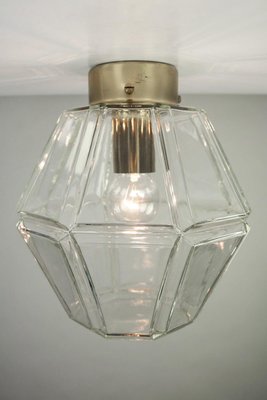 Vintage Glass Rhombus Ceiling Lamp from Limburg-FUP-698471