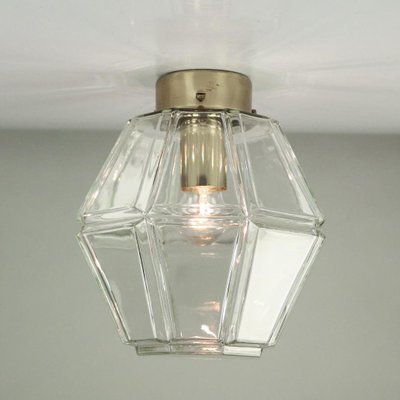 Vintage Glass Rhombus Ceiling Lamp from Limburg-FUP-698471