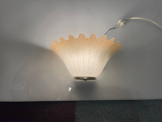 Vintage Glass Sconces, 1970s, Set of 2-JJC-1723208