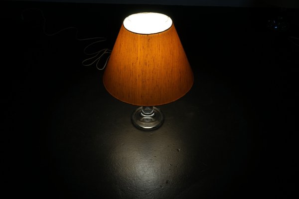 Vintage Glass Table Lamp from Holmegaard, 1960s-CIP-1104662