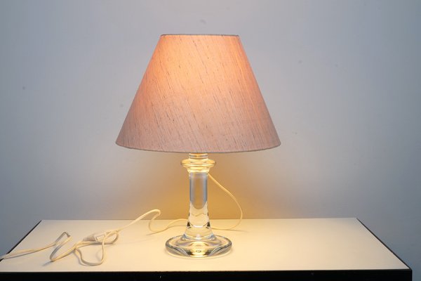 Vintage Glass Table Lamp from Holmegaard, 1960s-CIP-1104662