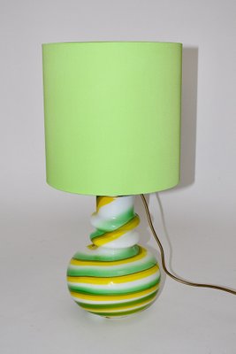 Vintage Glass Table Lamp, Italy, 1960s-NB-1328390