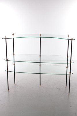 Vintage Glass Wall Rack, France, 1960-EZZ-1098374