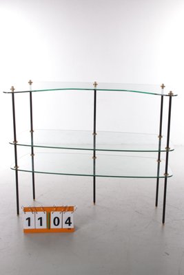 Vintage Glass Wall Rack, France, 1960-EZZ-1098374