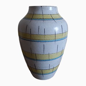 Vintage Glazed Ceramic Vase, Germany, 1960s-HOI-1374843