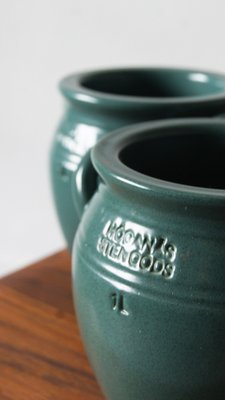 Vintage Glazeds Pot by Höganäs Keramik, Set of 2-UMB-1368442