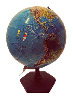 Vintage Globe in Plastic-SZM-1768892