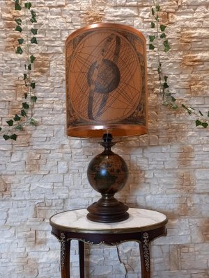 Vintage Globe Table Lamp-WMZ-1767517