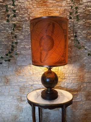 Vintage Globe Table Lamp-WMZ-1767517