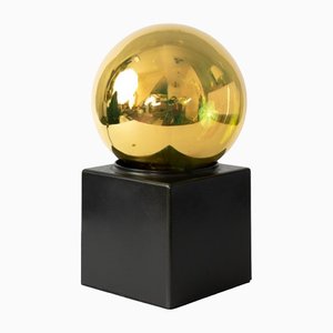 Vintage Gold Ball Table Lamp from Philips, 1970s-IXK-1411065