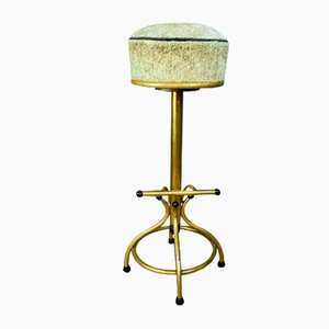 Vintage Gold &Green Bar Stool-ROJ-1317658