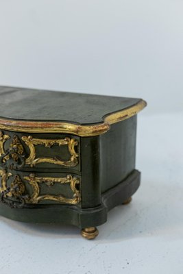 Vintage Gold Lacquered Wood Jewel Boxes, Set of 2-RCE-1230485