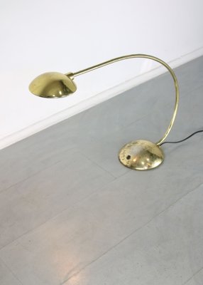 Vintage Golden Arc Table Lamp from Meblo, 1980s-HGJ-1170337