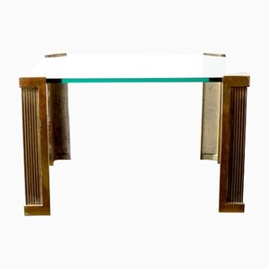 Vintage Golden Coffee Table by Peter Ghyczy, 1970s-CIP-1259399